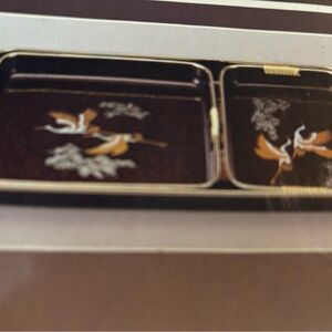 Elegant Floral 3 Piece Trays New